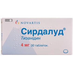 Сирдалуд табл. 4 мг блистер №10