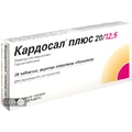 Кардосал Плюс 20/12,5 табл. п/плен. оболочкой блистер №28