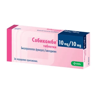Собикомби табл. 10 мг + 10 мг блистер №60