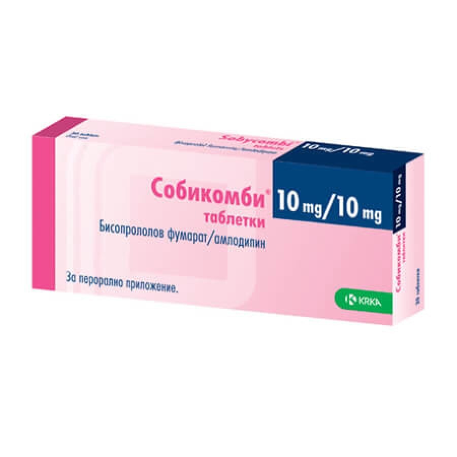 Собикомби табл. 10 мг + 10 мг блистер №90: цены и характеристики