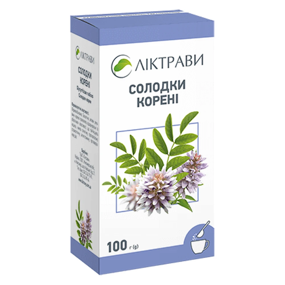 Солодки корни 100 г пачка, с внутр. пакетом: цены и характеристики