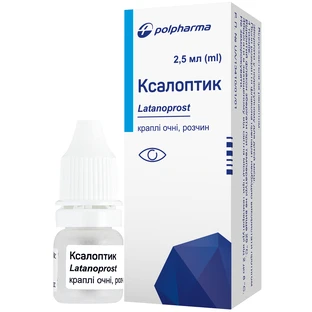 Ксалоптик кап. глаз. 50 мкг/мл фл. с капельницей 2,5 мл