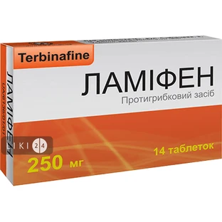Ламифен табл. 250 мг блистер №14