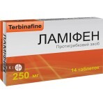 Ламифен табл. 250 мг блистер №14: цены и характеристики