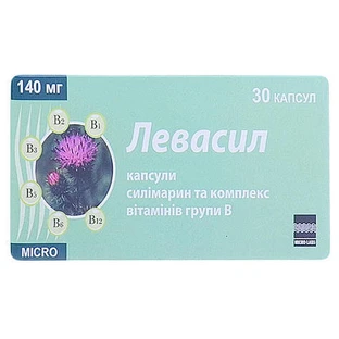 Левасил капс. 140 мг стрип №30