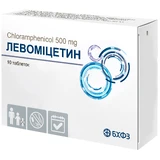 Левоміцетин табл. 500 мг контурн. безчарунк. уп. №10
