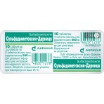 Сульфадиметоксин-дарница табл. 500 мг №10: цены и характеристики