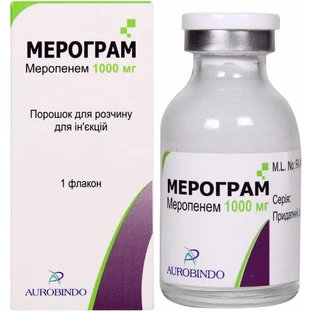 Мерограм пор. д/р-ну д/ін. 1000 мг фл.