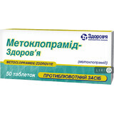 Метоклопрамід-Здоров'я табл. 10 мг блістер №50