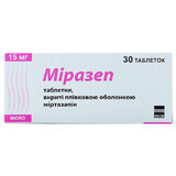 Міразеп табл. в/о 15 мг №30