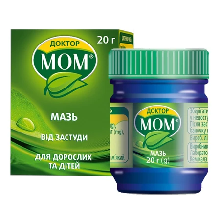 Доктор Мом мазь баночка 20 г: ціни та характеристики