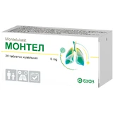 Монтел табл. жев. 5 мг блистер №28