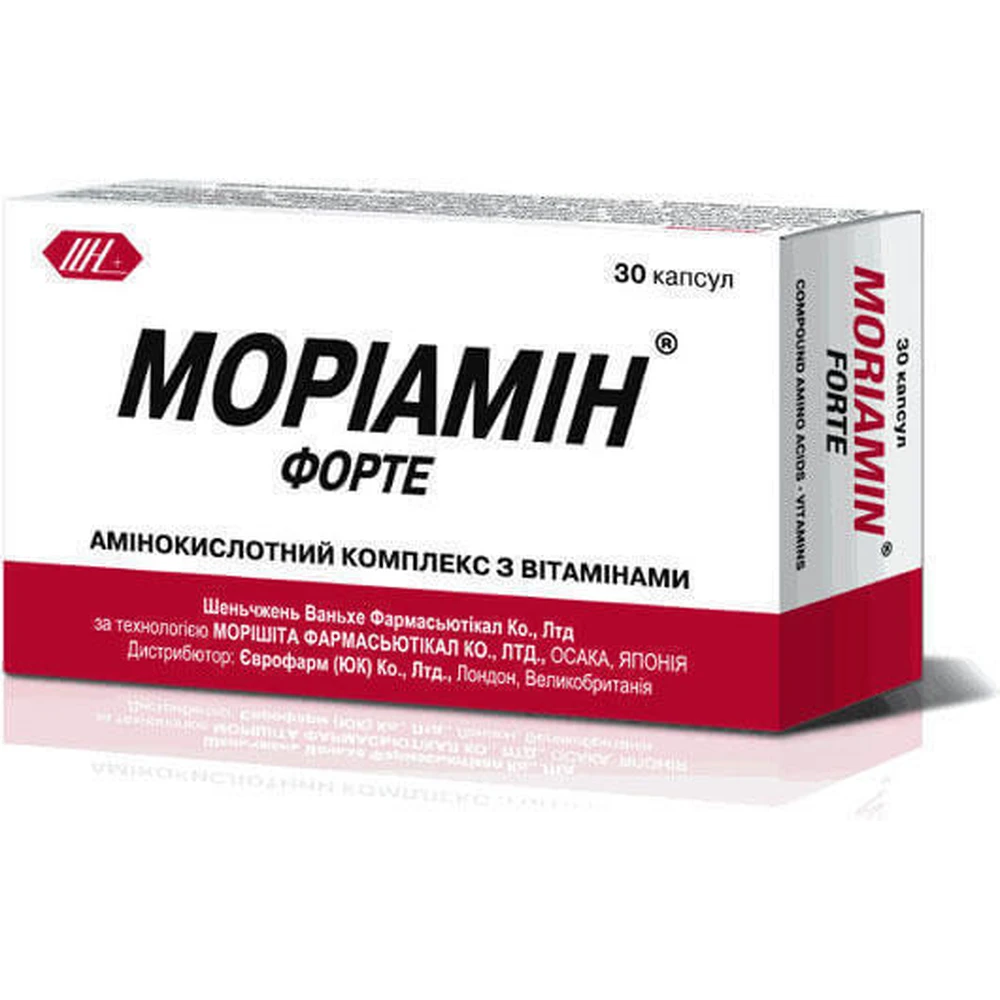 Мориамин форте капс. блистер №30: цены и характеристики
