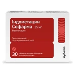 Индометацин Софарма 25 мг табл. п/о кишечно-раств. блистер, в карт. коробке №30: цены и характеристики