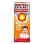 Нурофен для детей суспензия оральная 100 мг/5 мл 100 мл, с клубничным вкусом, от жара и боли, без сахара и красителей: цены и характеристики