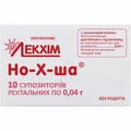 Но-Х-Ша суп. ректал. 0,04 г блістер №10