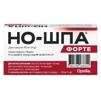 Но-шпа Форте табл. 80 мг блістер №24: ціни та характеристики
