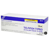 Тіо-ліпон турбо р-н д/інф. 12 мг/мл фл. 50 мл №10