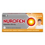 Нурофєн таблетки в/о 200 мг  №8 , полегшує біль та знижує температуру