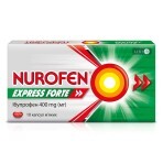 Нурофєн Експрес Форте капсули м'які 400 мг №10, жарознижуюча та протизапальна дія: ціни та характеристики