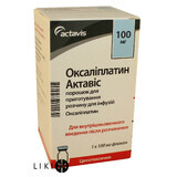 Оксалиплатин актавис пор. д/п р-ра д/инф. 100 мг фл.