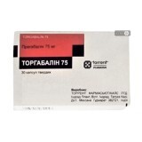 Торгабалин 75 капсулы 75 мг, №30
