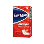 Панадол екстра таблетки шип. №12 (2х6) у стрип.: ціни та характеристики