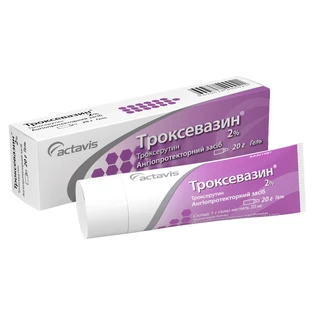 Троксевазин гель 2 % туба 20 г