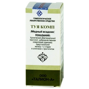 Туя комп мідний вершник крап. гомеопат. фл.-крапельн. 25 мл
