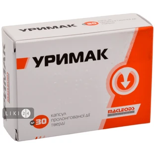 Уримак капс. пролонг. дії тверд. 0,4 мг блістер №30