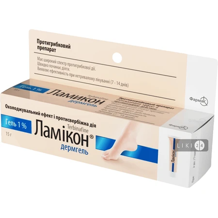 Ламикон дермгель гель 1 % туба 15 г: цены и характеристики