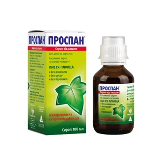 Проспан сироп от кашля сироп фл. 100 мл, с мерной чашкой