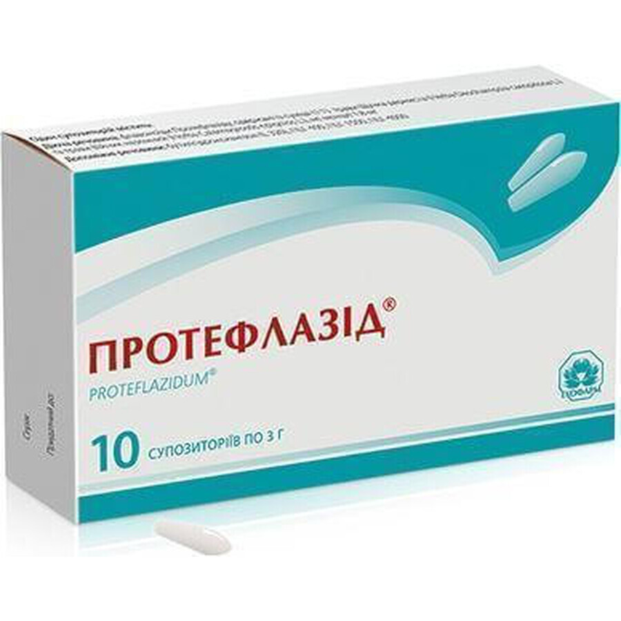 Протефлазид супп. блистер 3 г №10: цены и характеристики
