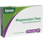 Флуконазол-Тева капс. тверд. 100 мг блистер в коробке №10: цены и характеристики