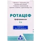 Ротацеф пор. д/р-ну д/ін. 1 г фл., з 1% лідокаїном в амп. 3,5 мл