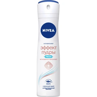 Дезодорант Nivea Эффект Пудры Fresh спрей-антиперспирант с антибактериальным комплексом 150 мл