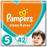 Підгузки Pampers Sleep&Play Розмір 5 (Junior) 11-16 кг, 42 шт