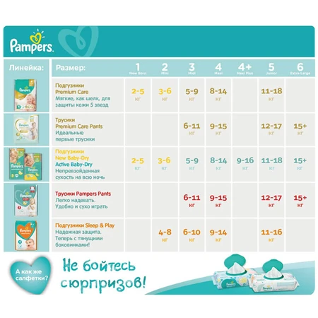 Підгузки Pampers Sleep&Play Розмір 5 (Junior) 11-16 кг, 42 шт: ціни та характеристики