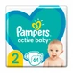 Підгузки Pampers Active Baby Розмір 2 (4-8 кг) 64 шт