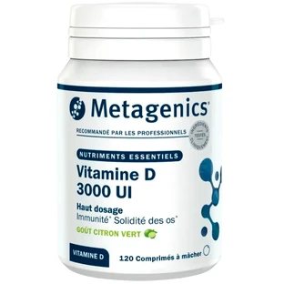 Вітамін Д Metagenics Vitamine D 3000 МО жувальні таблетки, №120