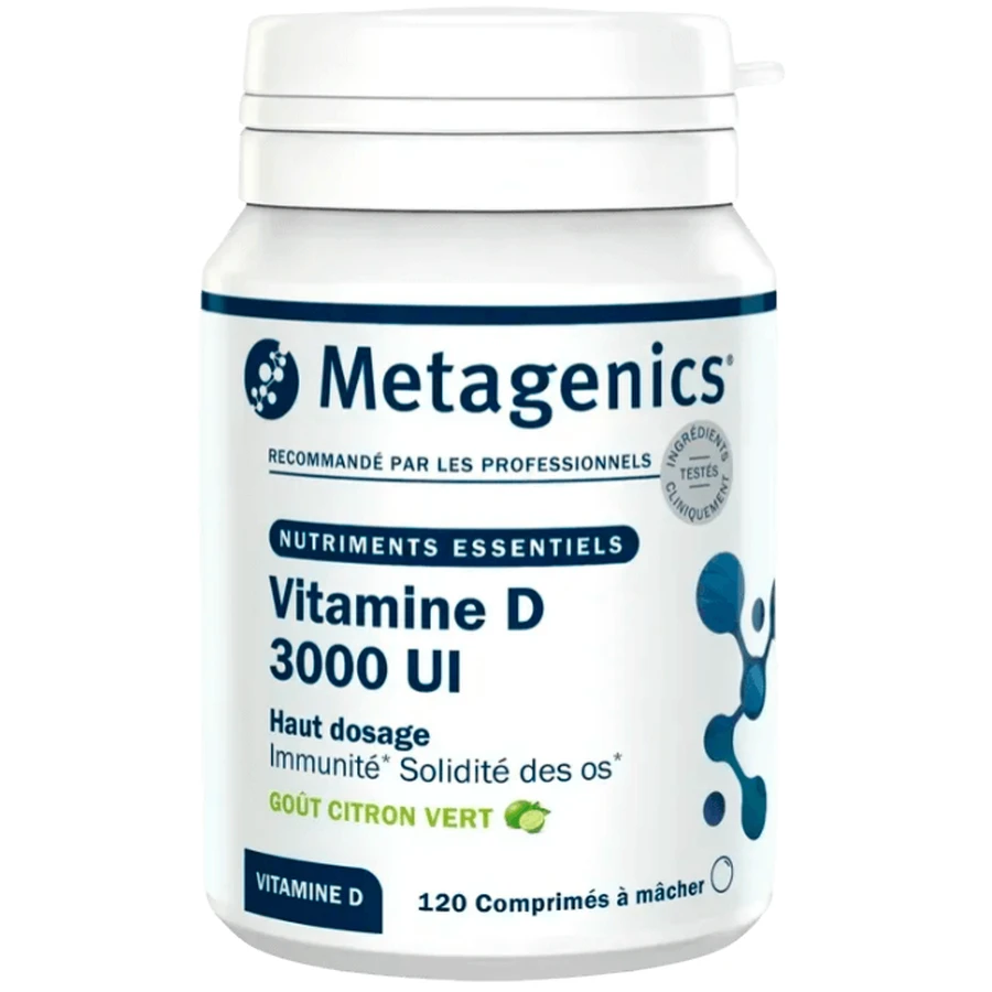 Вітамін Д Metagenics Vitamine D 3000 МО жувальні таблетки, №120: ціни та характеристики