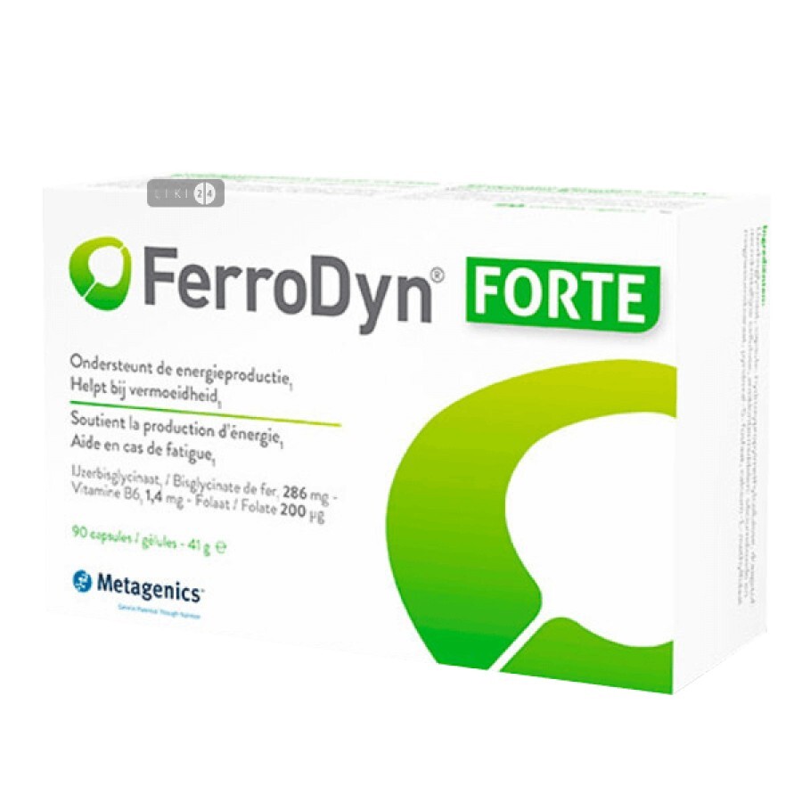 ФерроДін Форте Metagenics №90 капсули: ціни та характеристики