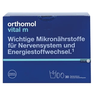 Orthomol Vital M Грейпфрут для мужчин гранулы 30 дней