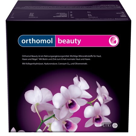 Orthomol Beauty питьевая бутылочка для улучшения состояния кожи, ногтей и волос 30 дней
