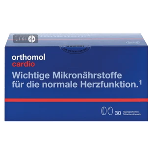 Orthomol Cardio капсулы + таблетки здоровья сердца и сосудов 30 дней