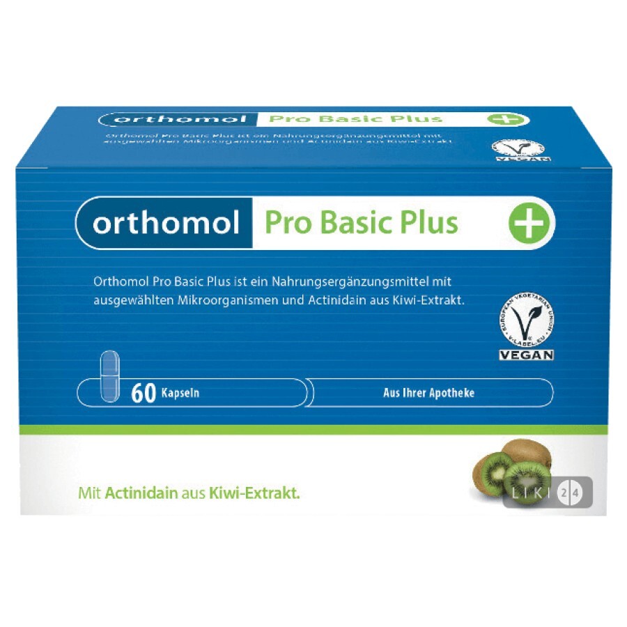 Orthomol Pro Basic Plus New 30 дней: цены и характеристики