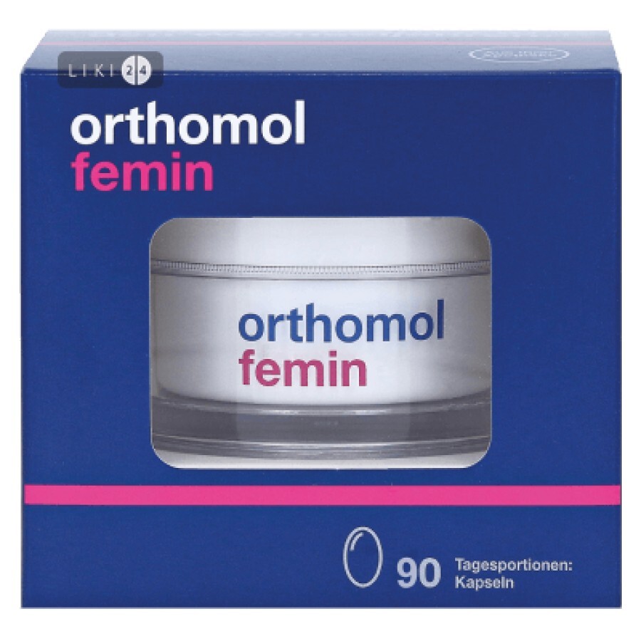 Orthomol Femin капсулы лечения в период менопаузы 90 дней: цены и характеристики