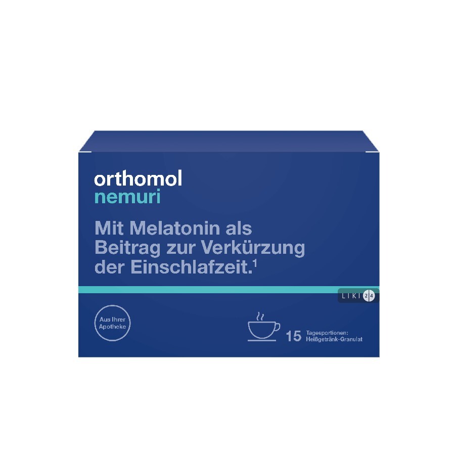 Orthomol Nemuri 15 дней: цены и характеристики