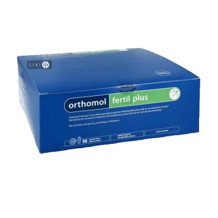 Orthomol Fertil plus капсули вітаміни для чоловіків в період планування вагітності 90 днів