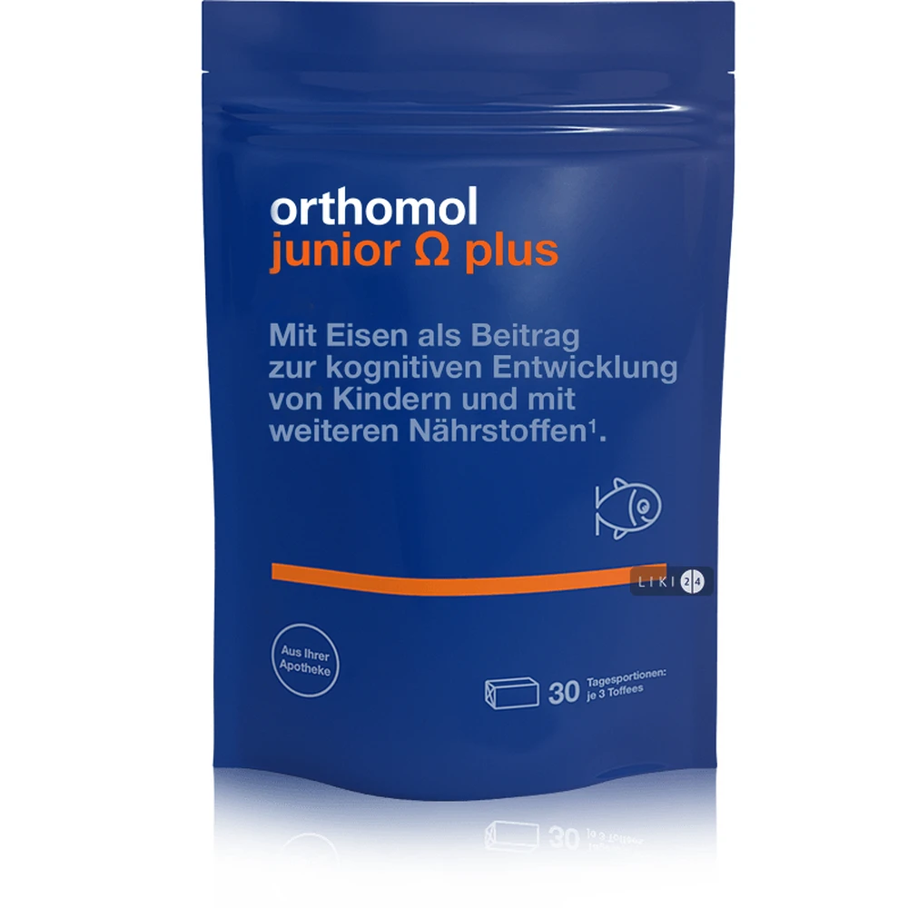 Orthomol Junior Omega Plus 30 дней: цены и характеристики